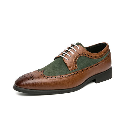 Fashionable British Comfortable Casual Pointed Toe All-Match Leather Shoes
