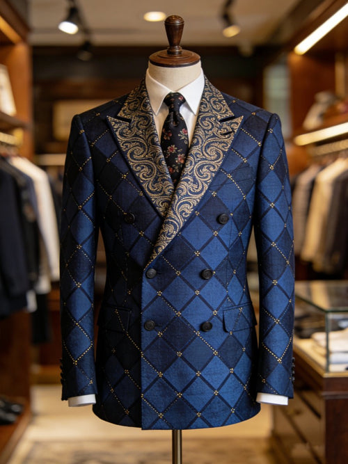 Men's luxury business suit jacket