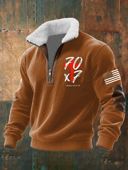 Men's Faith Textured Sweatshirt