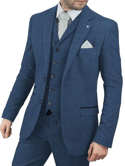 Men's casual pants suit two piece