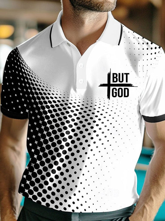 Men's Vintage But God Printed POLO Shirt