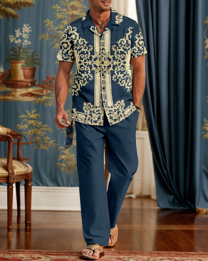 Rianmond Men's Gorgeous Patterns Walking Suit