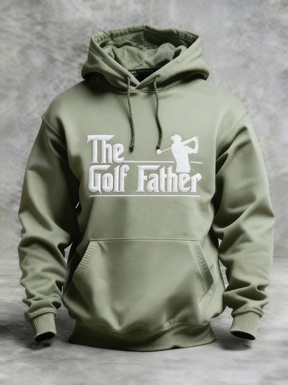 Men's Winter Golf Customer Printed Hooded Top