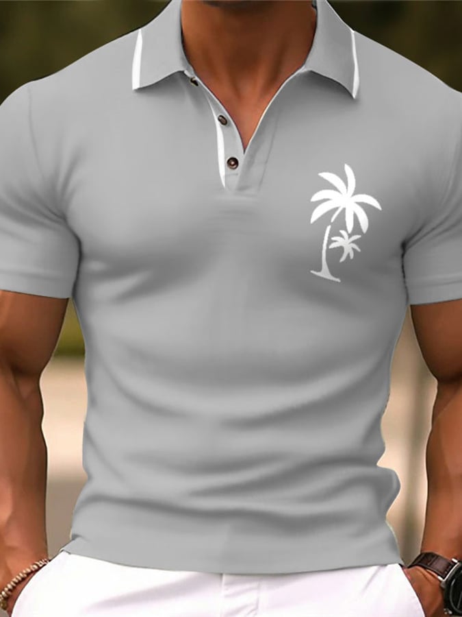 Men's Fashion Short Sleeve Polo Shirt