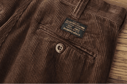 Heavyweight corduroy old money pants