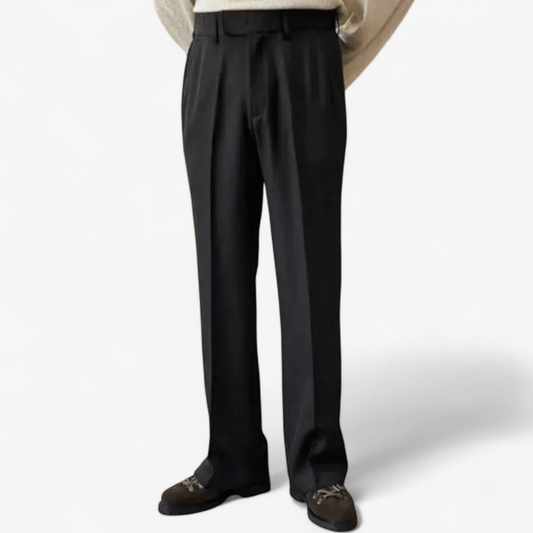 High waist straight style pants
