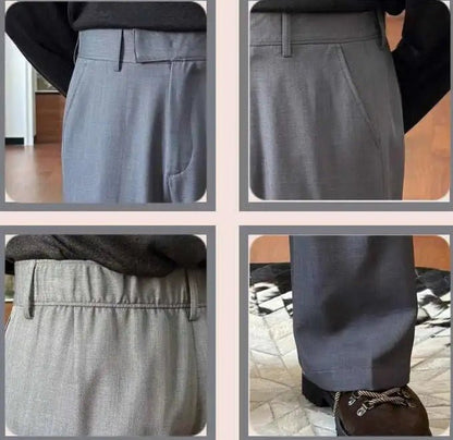 High waist straight style pants
