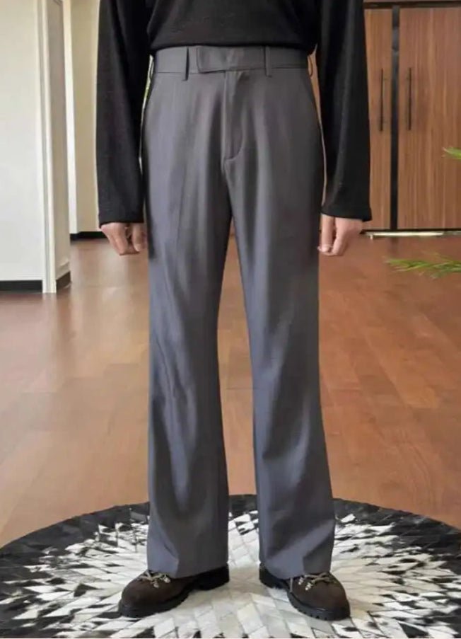 High waist straight style pants