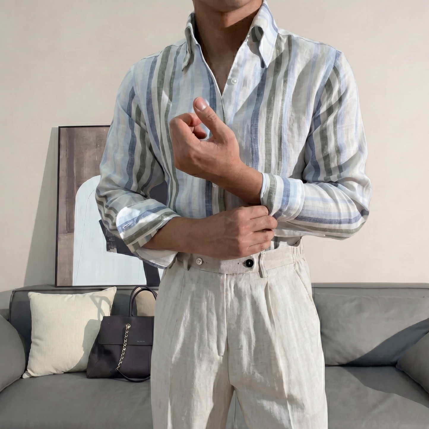 Linen Monterey Shirt Set