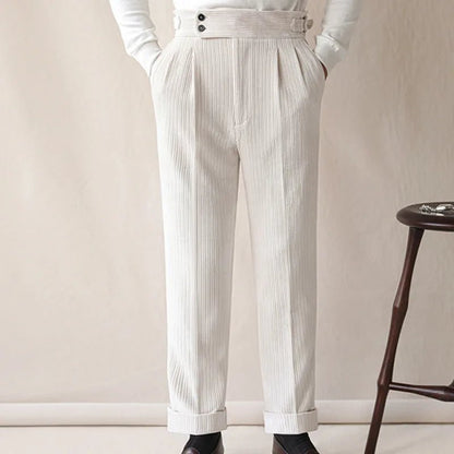 Italian business corduroy trousers