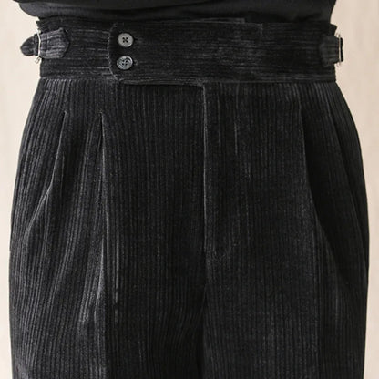 Italian business corduroy trousers