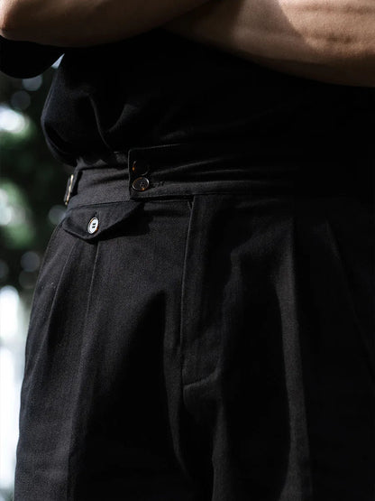 Italian vintage casual cotton pants