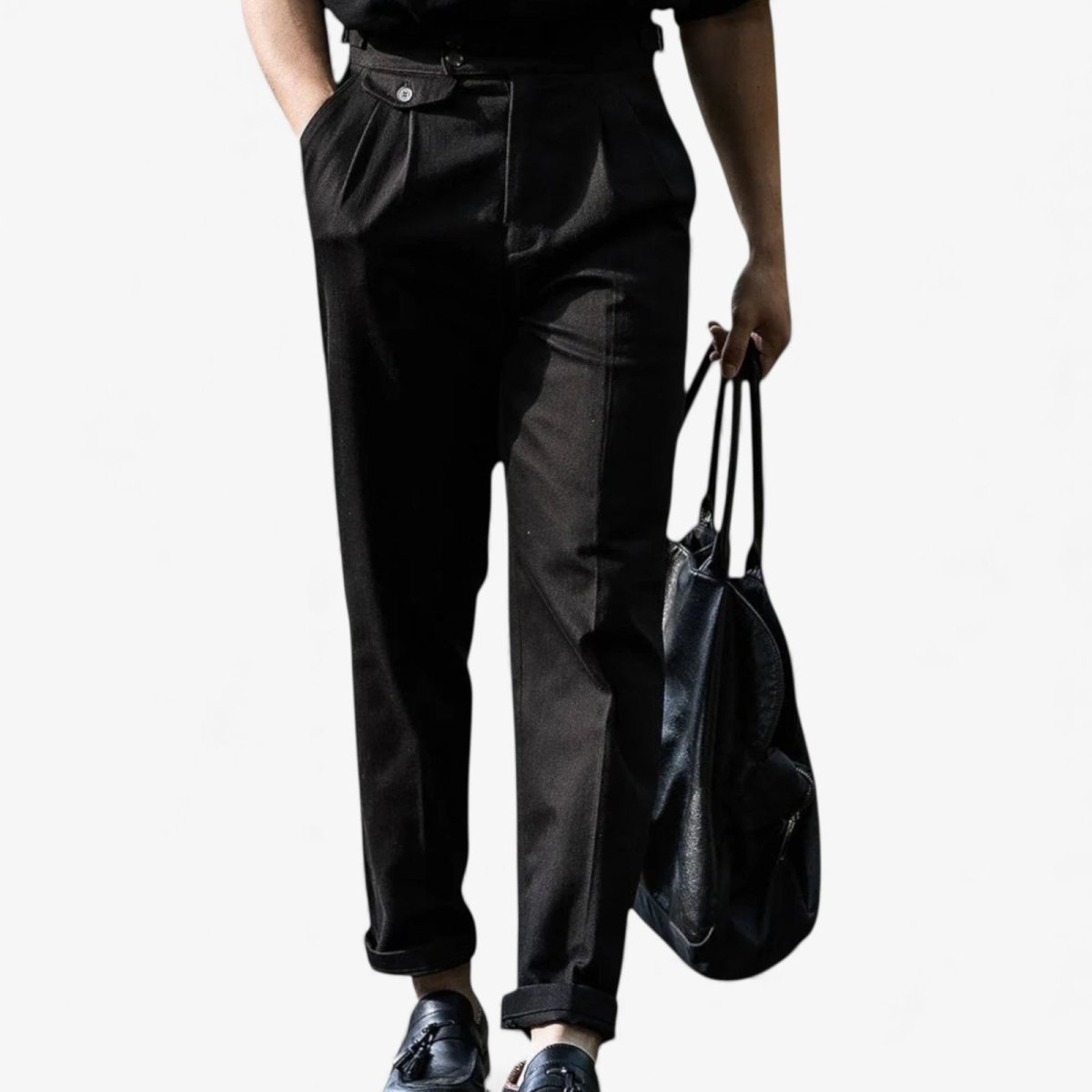 Italian vintage casual cotton pants