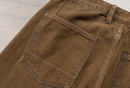 Japanese premium brown jeans