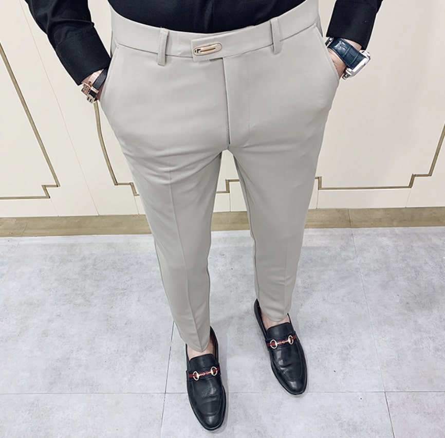 Antonios Khaki Casual Pants
