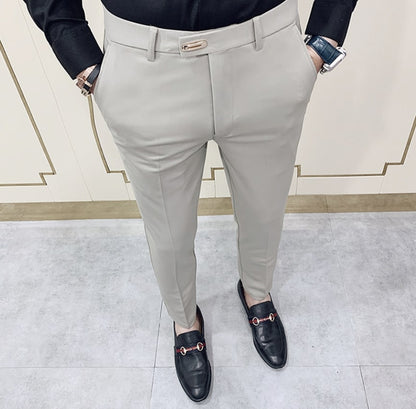 Antonios Khaki Casual Pants
