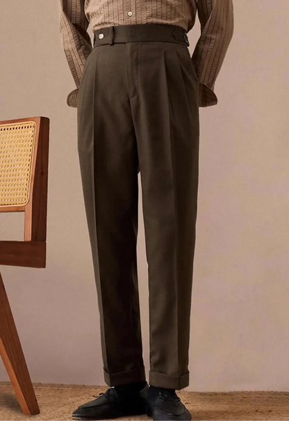 Linen italian gentleman trousers