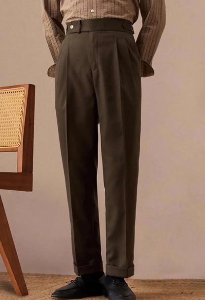 Linen italian gentleman trousers