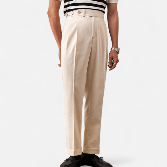 Linen italian gentleman trousers