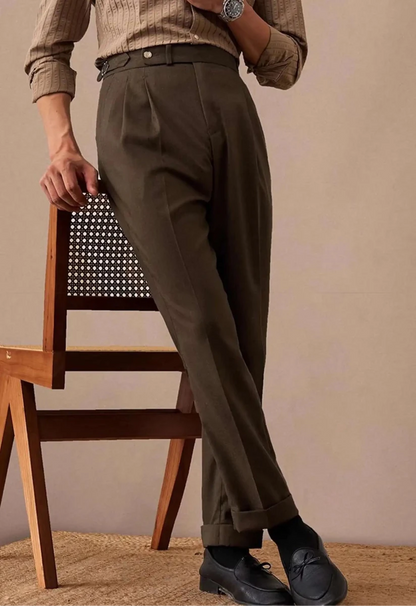 Linen italian gentleman trousers