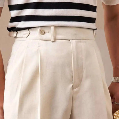 Linen italian gentleman trousers