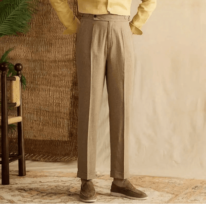 Lyocell Cotton high-waist elegant pants