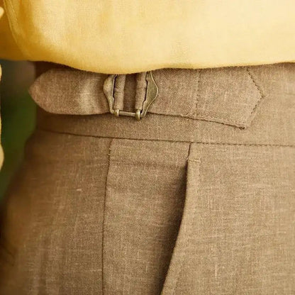Lyocell Cotton high-waist elegant pants
