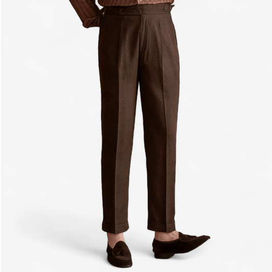 Lyocell Cotton high-waist elegant pants