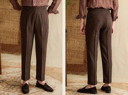 Lyocell Cotton high-waist elegant pants