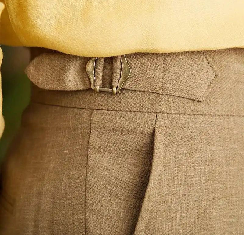 Lyocell Cotton high-waist elegant pants