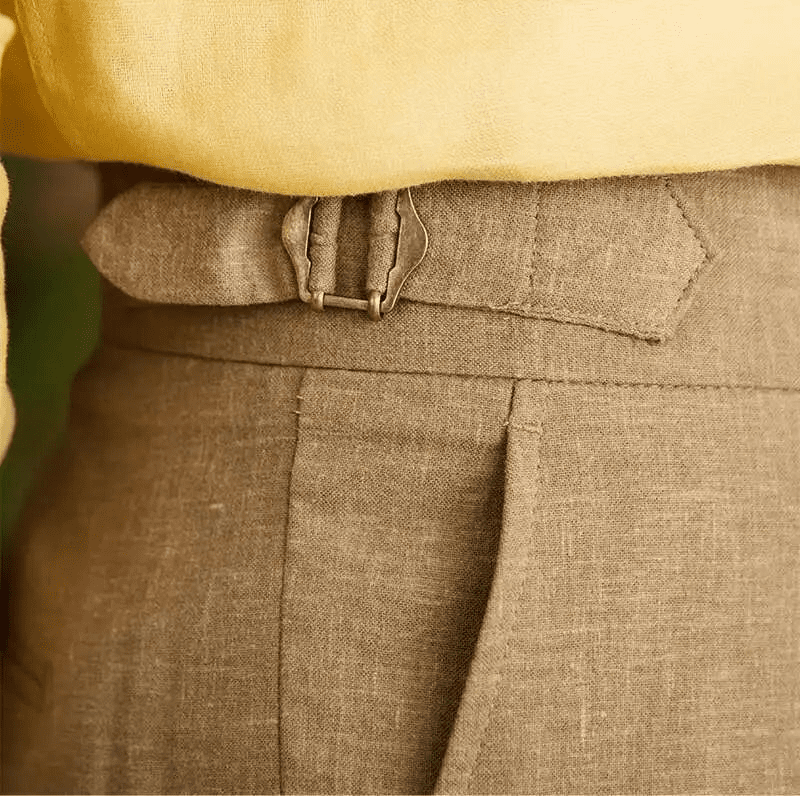 Lyocell Cotton high-waist elegant pants