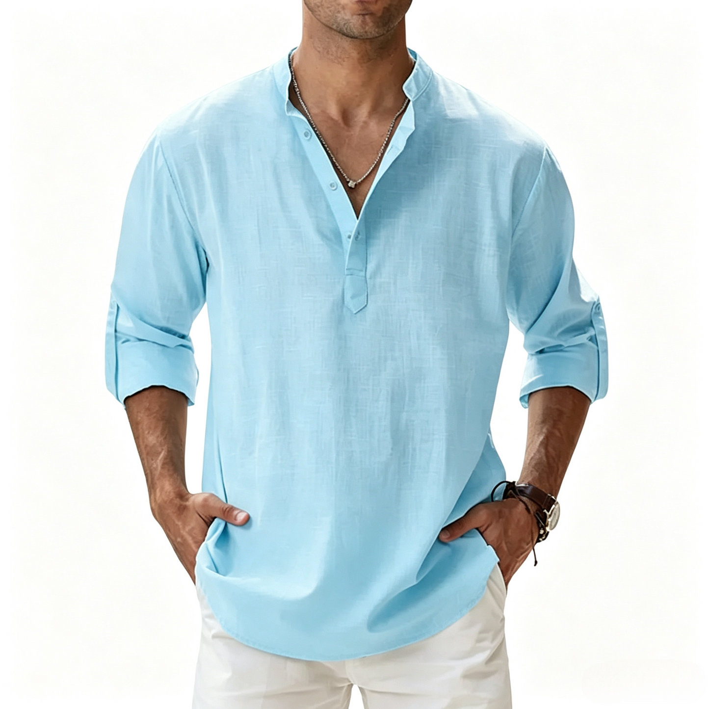 Men’s Coastal Linen Shirt