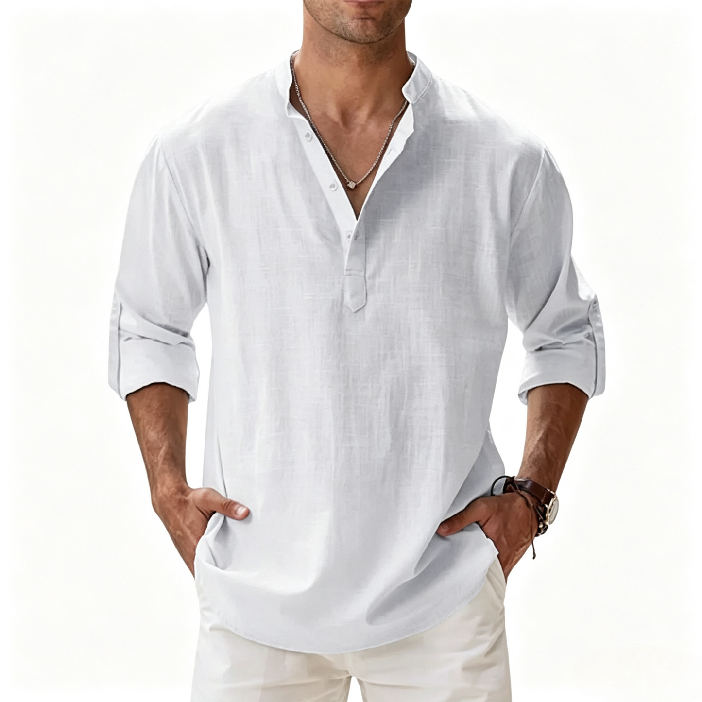 Men’s Coastal Linen Shirt