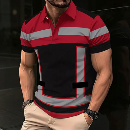 Men's High Visibility Reflective Short Sleeve Shirt