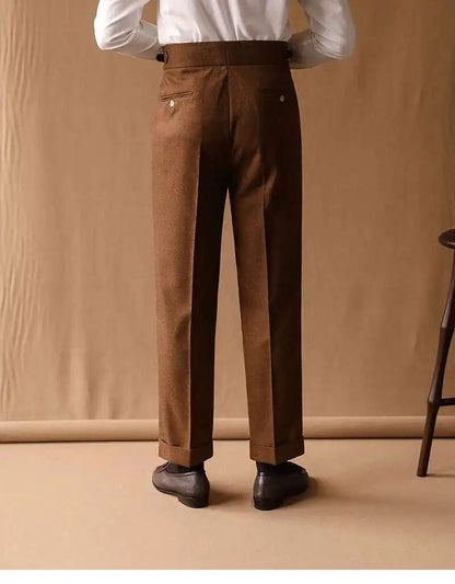 Naples retro straight trousers