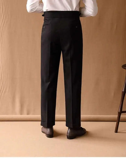 Naples retro straight trousers
