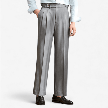 Non-ironing wide leg high-waist elegant pants