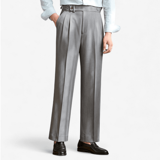 Non-ironing wide leg high-waist elegant pants
