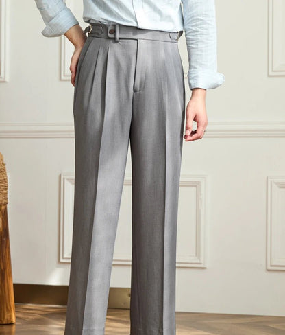 Non-ironing wide leg high-waist elegant pants