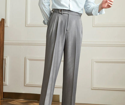 Non-ironing wide leg high-waist elegant pants