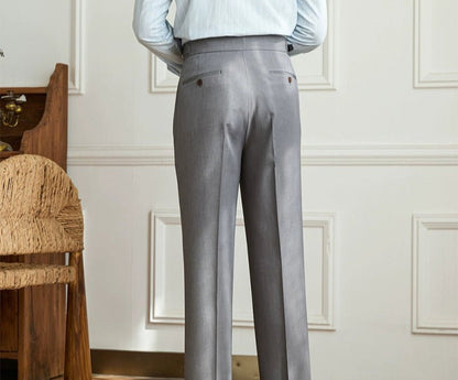Non-ironing wide leg high-waist elegant pants