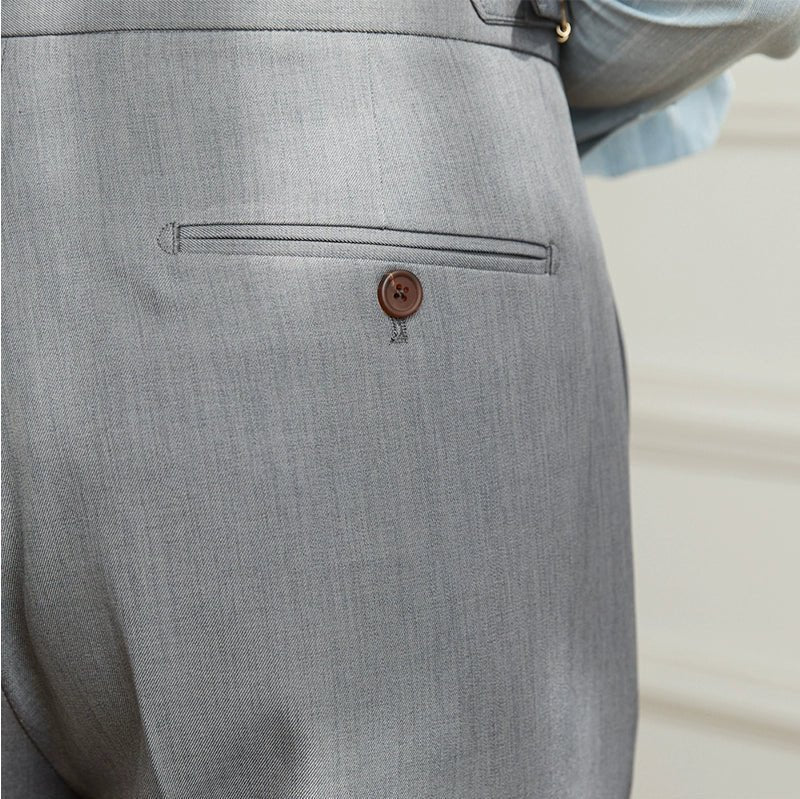 Non-ironing wide leg high-waist elegant pants