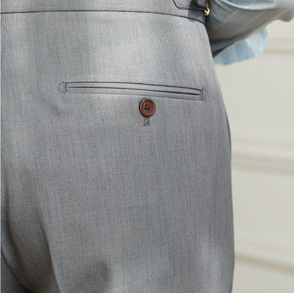 Non-ironing wide leg high-waist elegant pants