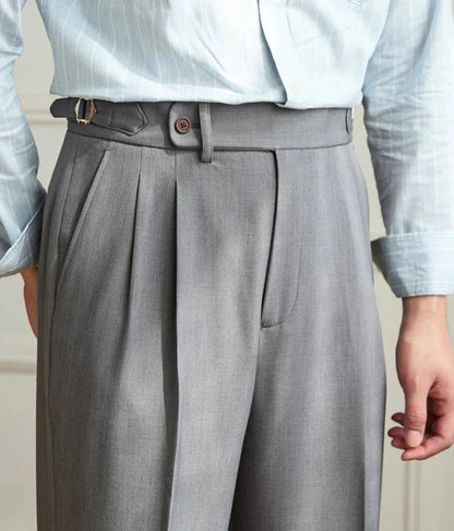Non-ironing wide leg high-waist elegant pants