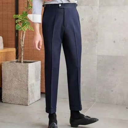 Office blue business trousers