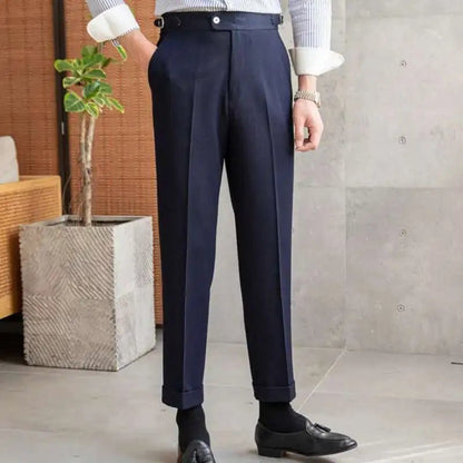 Office blue business trousers