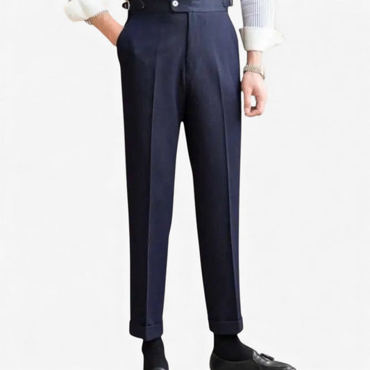 Office blue business trousers