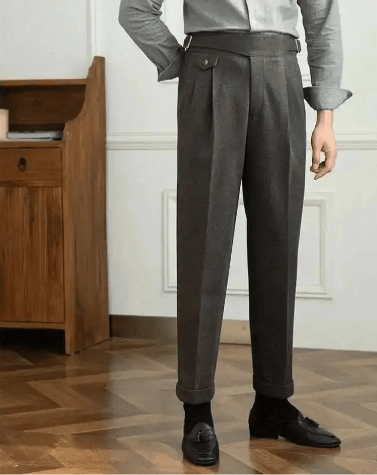 Old money autumn straight pants