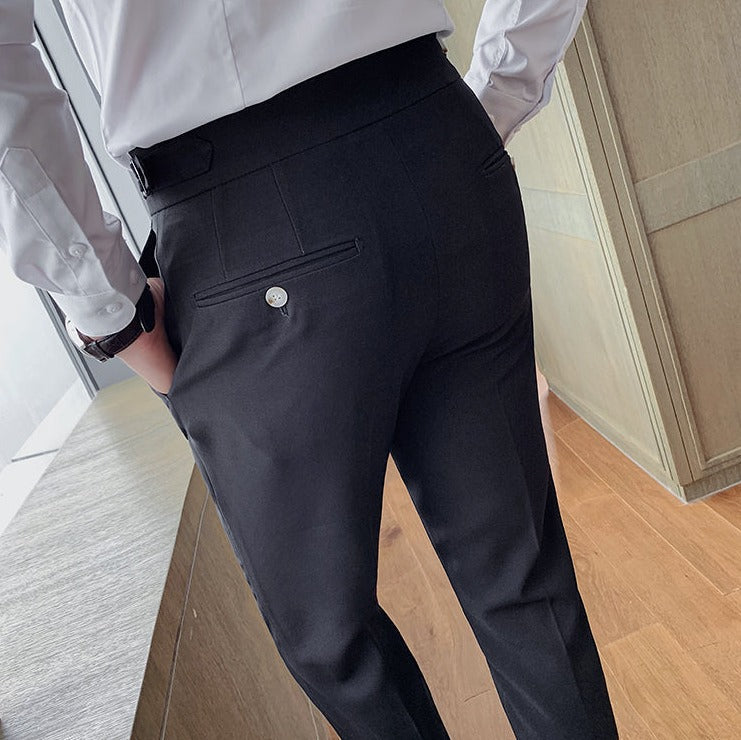 Antonios Black Casual Outfit Pants