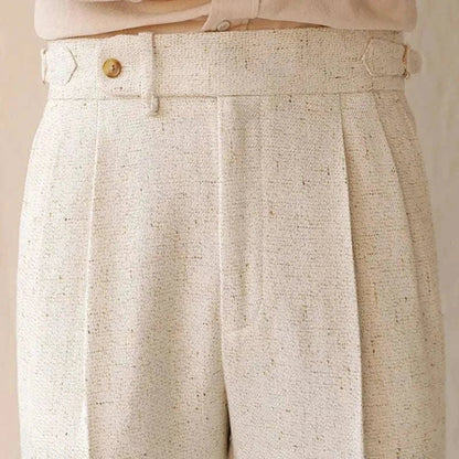Paris high-waist design trousers